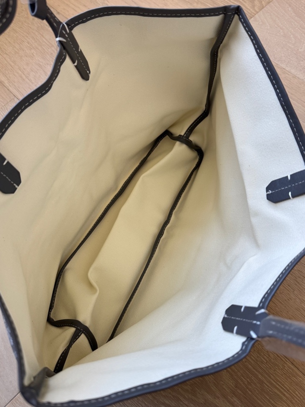 Medium Gray Goyard Tote - Picture 4 of 5